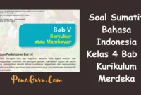 soal sumatif Bahasa Indonesia Kelas 4 Bab 5 Kurikulum Merdeka