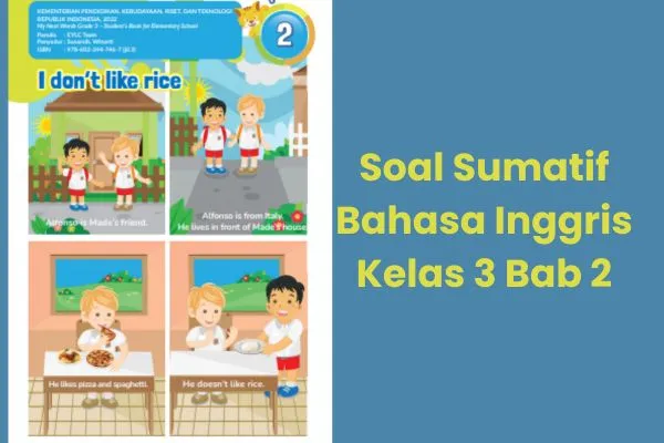 Soal Sumatif Bahasa Inggris Kelas 3 Bab 2 Kurikulum Merdeka