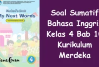 Soal Sumatif Bahasa Inggris Kelas 4 Bab 10 Kurikulum Merdeka