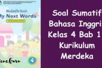 Soal Sumatif Bahasa Inggris Kelas 4 Bab 11 Kurikulum Merdeka