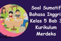 Soal Sumatif Bahasa Inggris Kelas 5 Bab 3 Kurikulum Merdeka