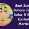 Soal Sumatif Bahasa Inggris Kelas 5 Bab 3 Kurikulum Merdeka