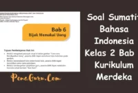 soal sumatif Bahasa Indonesia kelas 2 bab 6 kurikulum merdeka